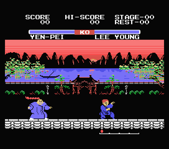 Yie Ar Kung-Fu II: The Emperor Yie-Gah screenshot 2 for MSX